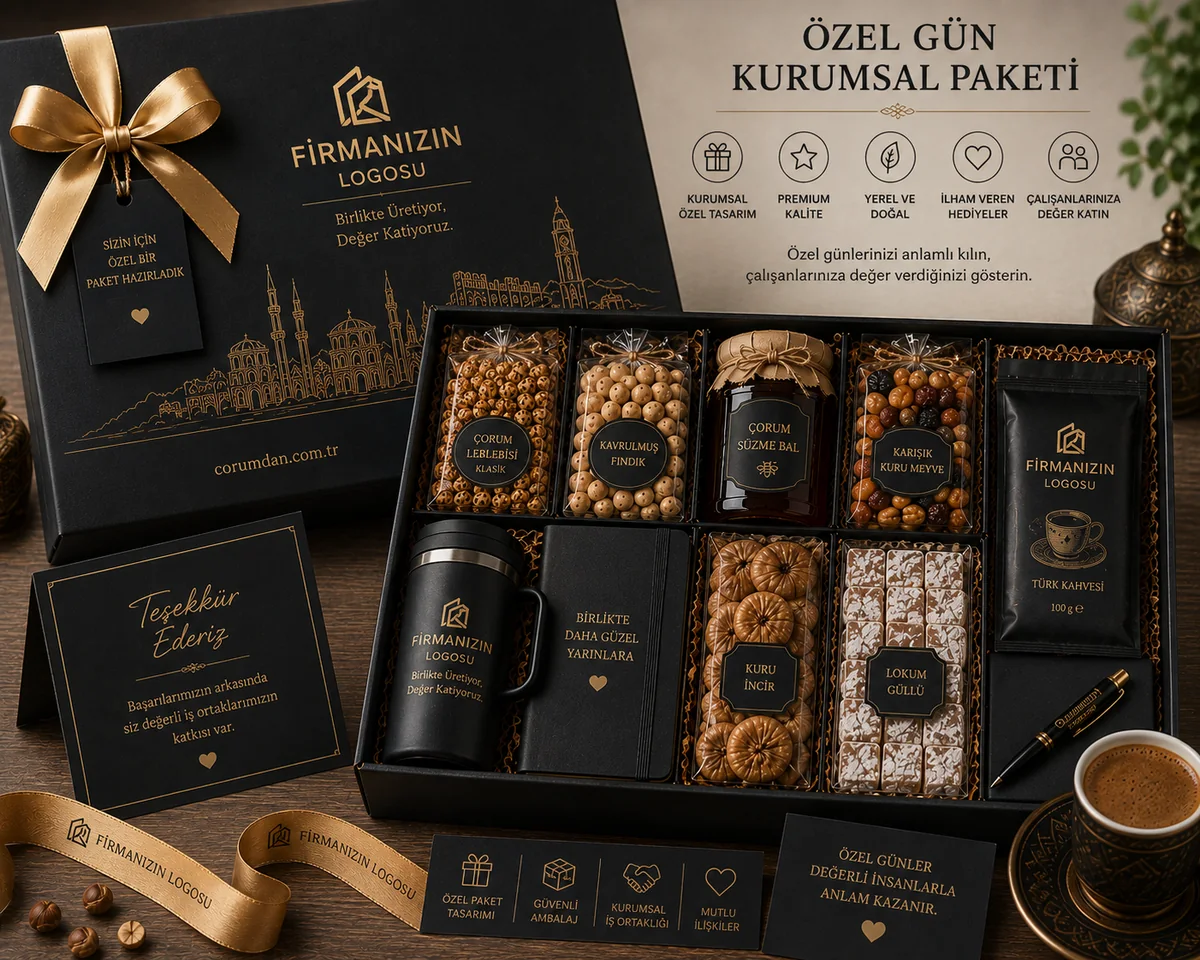 Logo Baskılı Hediye Kutusu